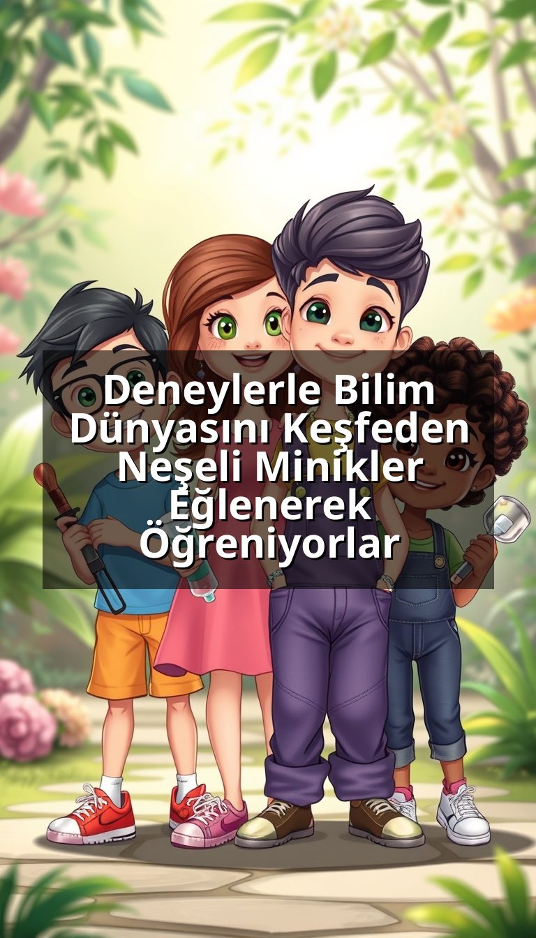 Deneylerle Bilim Dünyasını Keşfeden Neşeli Minikler Eğlenerek Öğreniyorlar