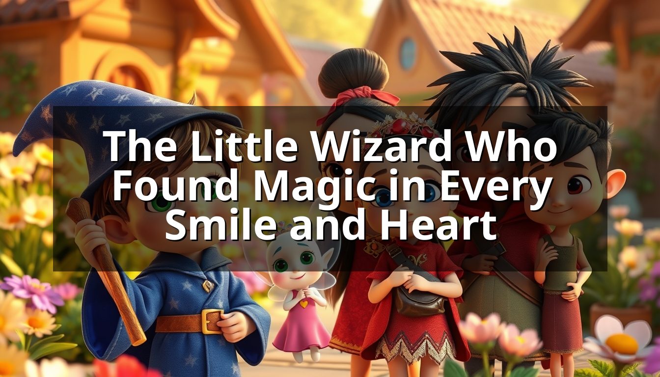 The Little Wizard Who Found Magic in Every Smile and Heart